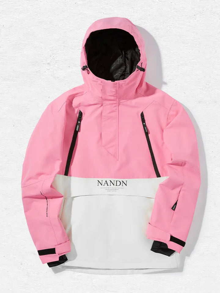 Men's Nandn Happy Holidays Snowboard Anorak Jacket