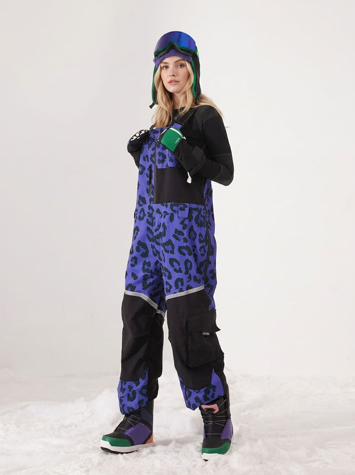 Men's Vector Mountain Discover Colorblock Ski Bibs Pants