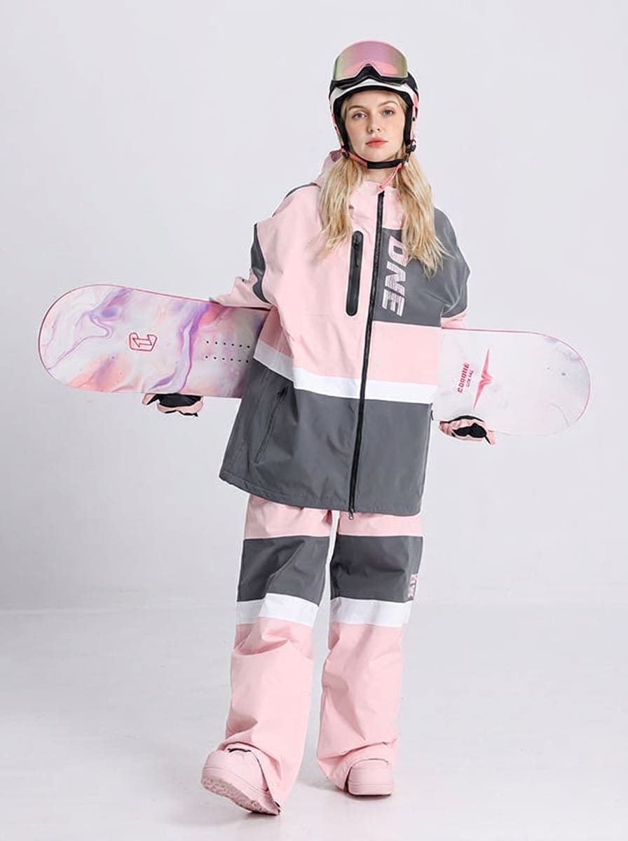 Men's Cosone Winter Forward Colorblock Snow Jacket & Pants Set