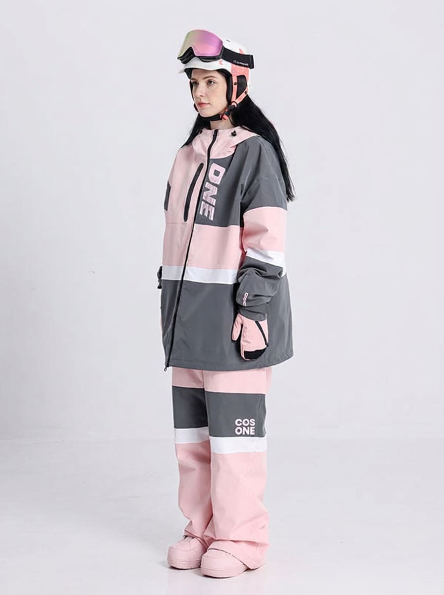 Men's Cosone Winter Forward Colorblock Snow Jacket & Pants Set