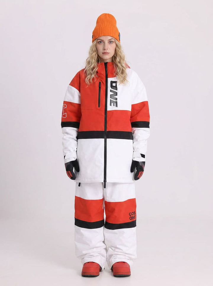 Men's Cosone Winter Forward Colorblock Snow Jacket & Pants Set