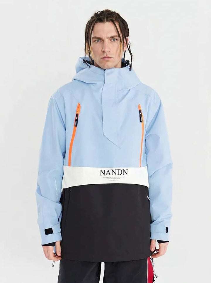Men's Nandn Happy Holidays Snowboard Anorak Jacket