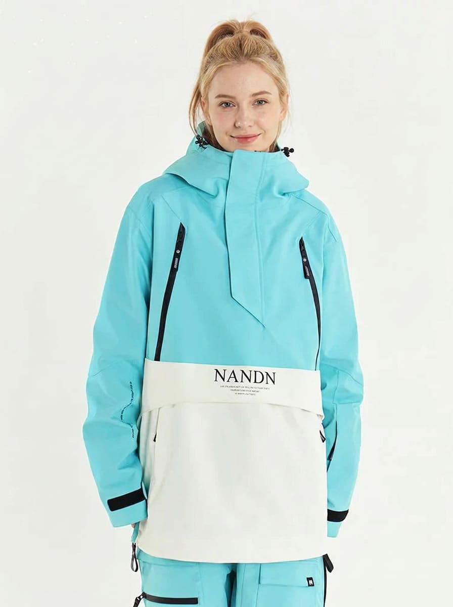 Men's Nandn Happy Holidays Snowboard Anorak Jacket