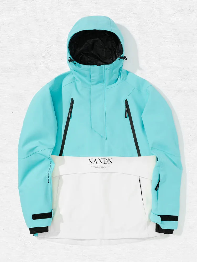 Men's Nandn Happy Holidays Snowboard Anorak Jacket