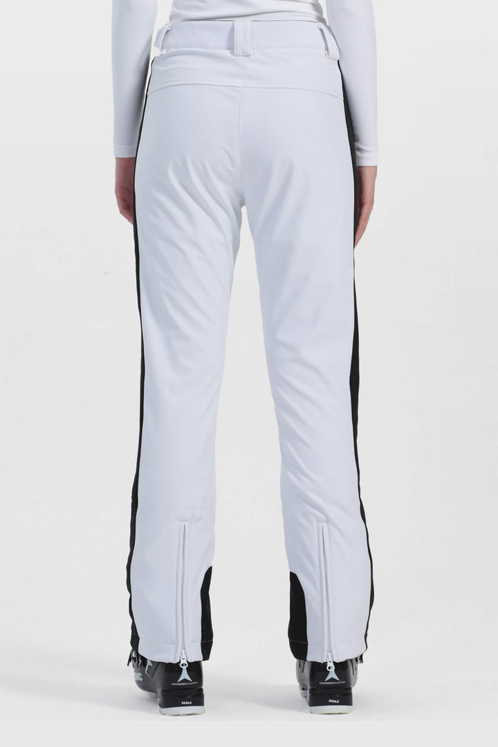 Women's Black Slim Fit Velvet-Lined Ski Pants