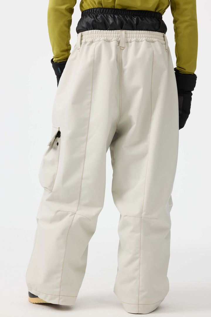 Men's Denim Baggy Oxford Wear-resistant Snow Pants