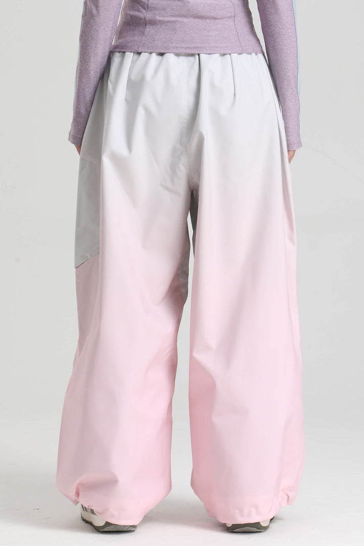 Women's Lightweight Breathable Waterproof Insulated Baggy Snow Pants