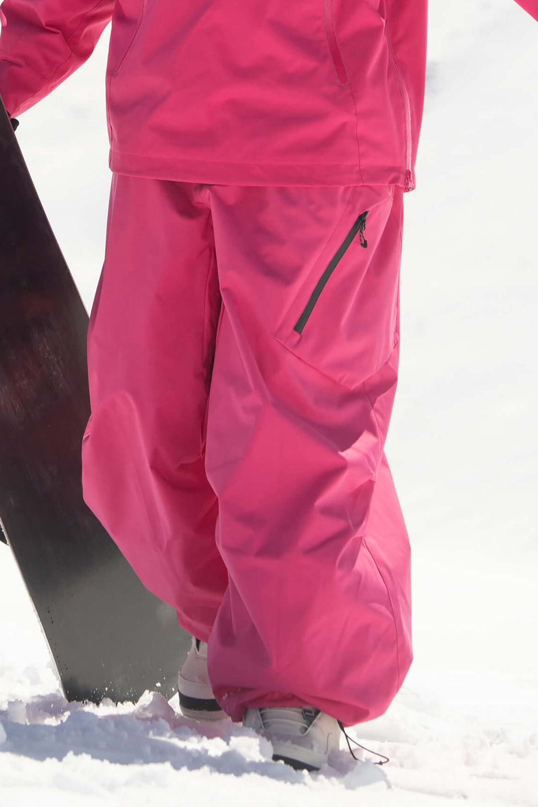 Women's Lightweight Breathable Waterproof Insulated Baggy Snow Pants